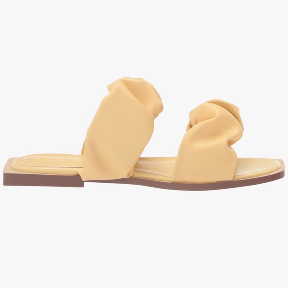 🔥Circus by Sam Edelman Ruffled Tan Sandals - Picture 3 of 8